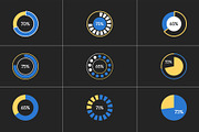 Simple Pie Infographic (.Mogrt), a Templates & Theme by MinnaPicture (Thumbnail 2 of 2)