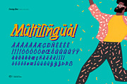 Dancing Slime - Funky Line Font, a Script Font by ikiiko (Thumbnail 7 of 7)