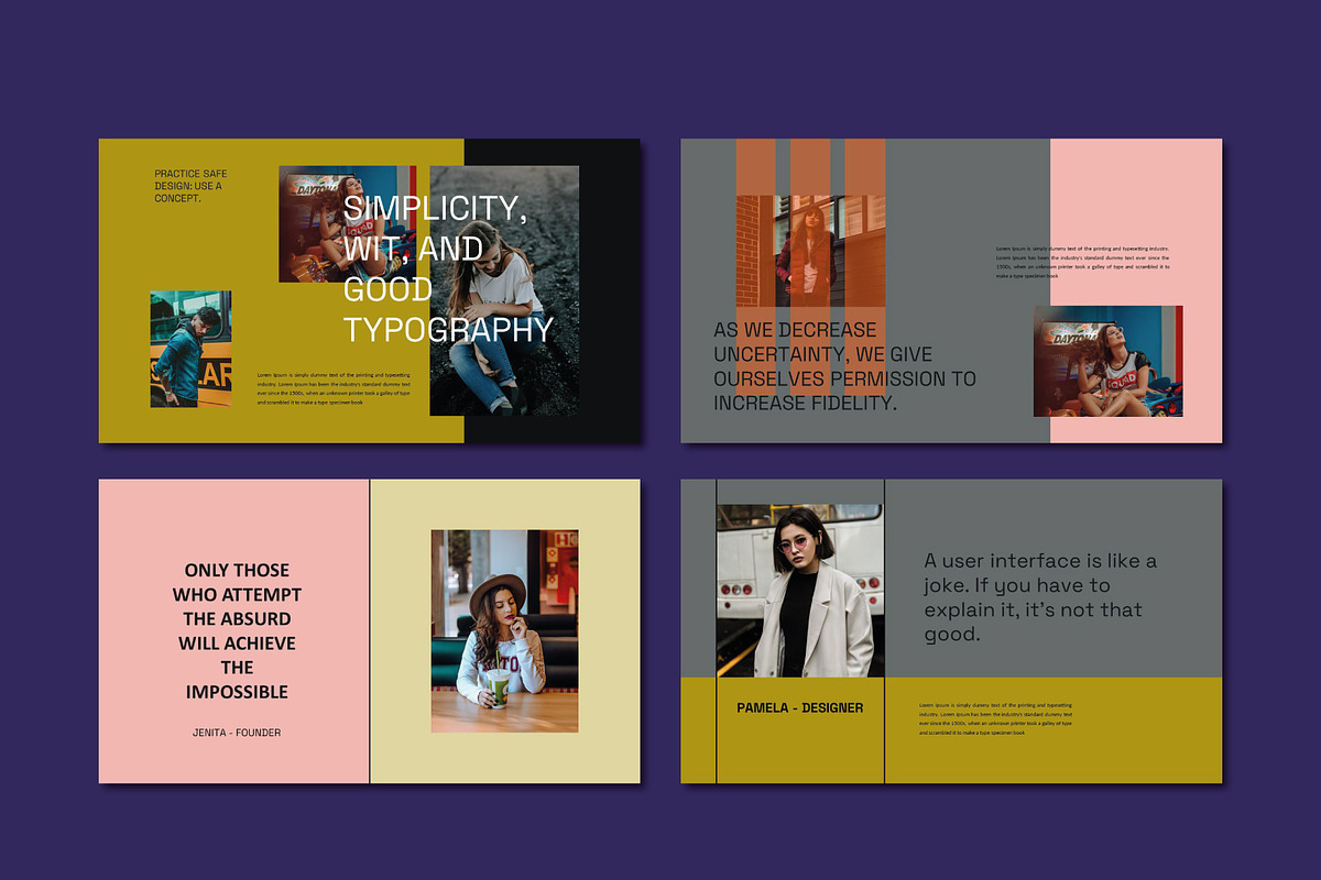 Panamas - Fashion Powerpoint, a Presentation Template by GridlineType (Photo 8 of 10)