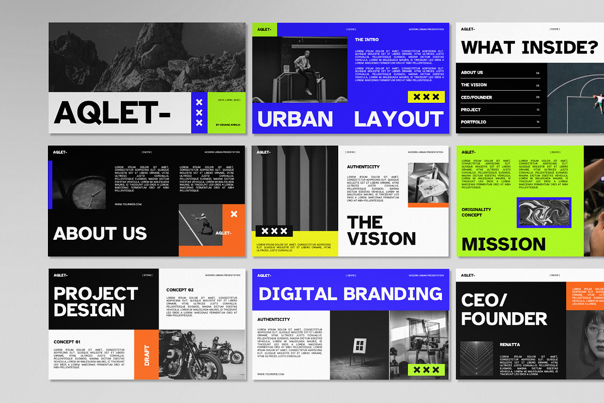 AQLET Urban Keynote Template