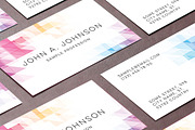 Geometric Business Card Template, a Business Card Template by lissius (Thumbnail 2 of 6)
