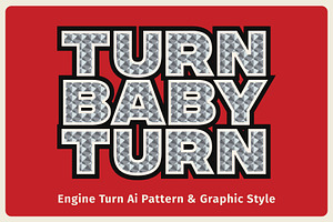 Engine Turn Pattern & Graphic Style