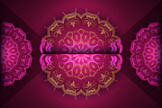 Mandala Oriental Floral art Bundle, a Background Graphic by NJ Himel (Thumbnail 69 of 97)
