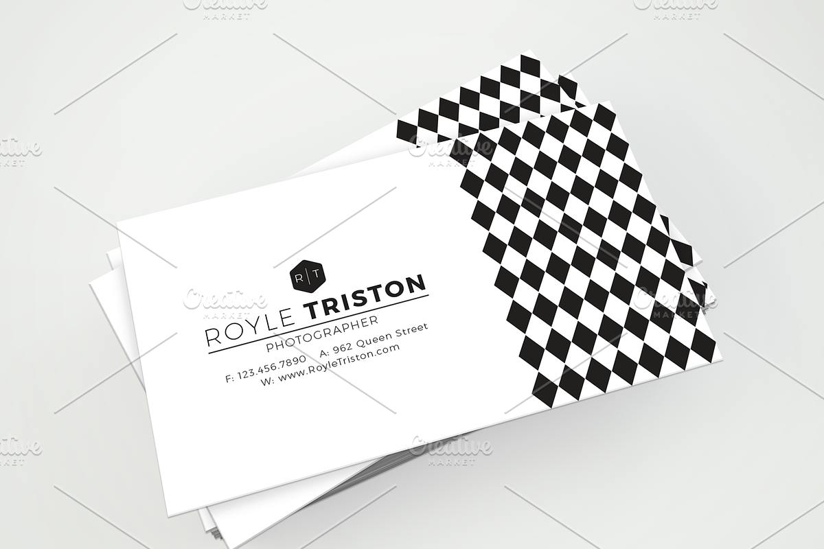 Royle Triston Business Card, a Business Card Template by D | S Creative Design (Photo 3 of 5)