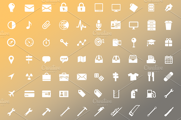 240 Vector Icons Pack preview 5