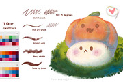 MochiBox Acrylic Procreate Brushes, a Brush Add-On by ProcreateiBox (Thumbnail 6 of 7)