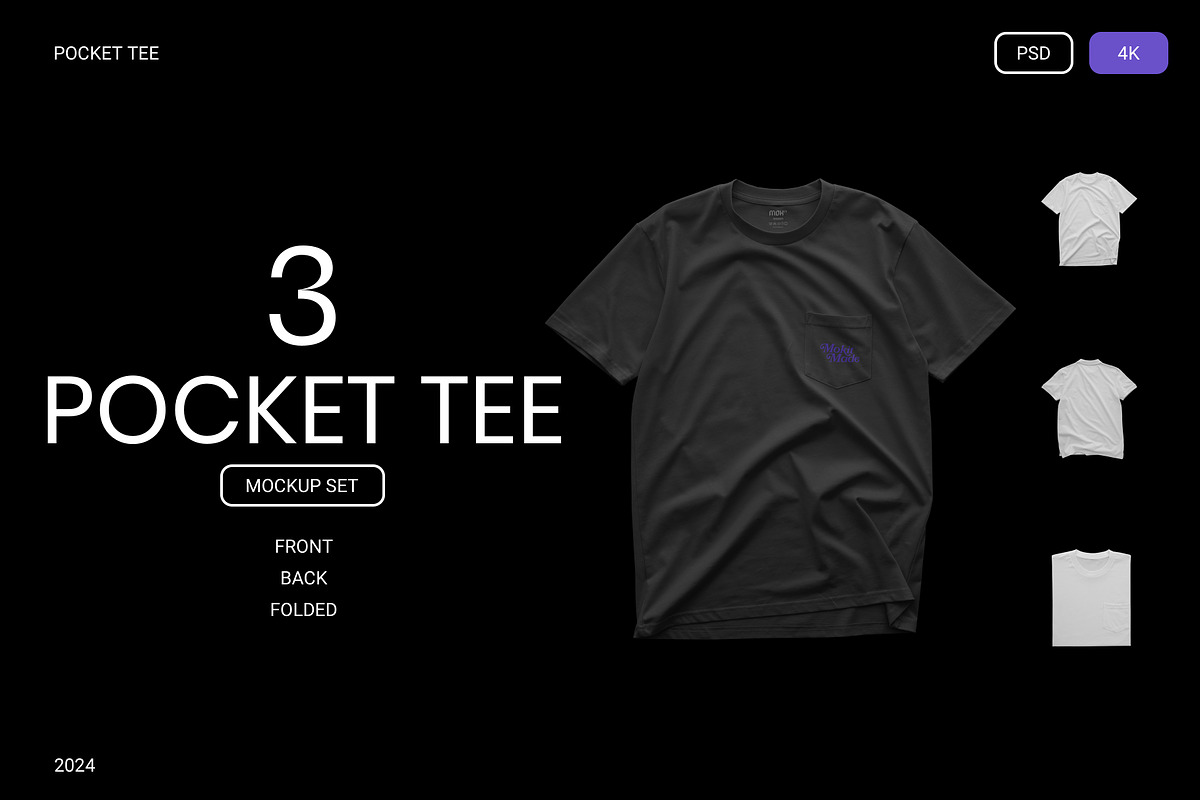 MOKITUP: Pocket Tee Mockup, a Shirt Mockup by MOKITUP (Photo 1 of 4)
