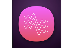 Flowing Wavy Lines App Icon