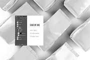 Coffee pouch. Top view, a Packaging Mockup by easymock (Thumbnail 3 of 6)