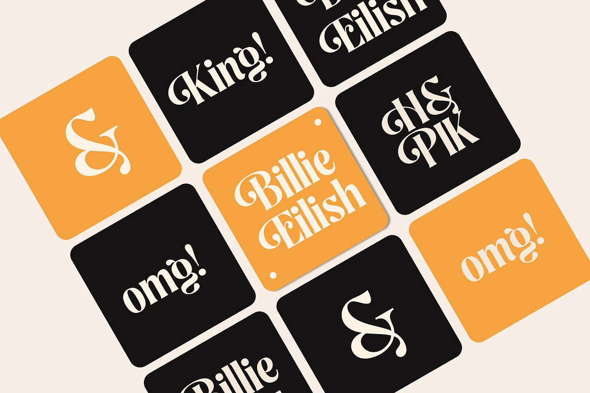 Young Modern Serif Font, a Serif Font by Luna Shop (Photo 4 of 8)