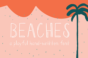 Beaches | A Playful Font
