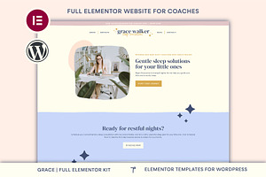 Sleep Coaching Elementor Template