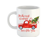 Christmas Red Truck Sublimation, an Illustration by vivastarkids (Thumbnail 5 of 6)