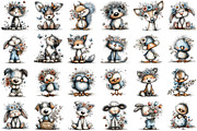 Whimsical Spring Animals Clipart, an Animal Illustration by designcity5 (Thumbnail 2 of 5)