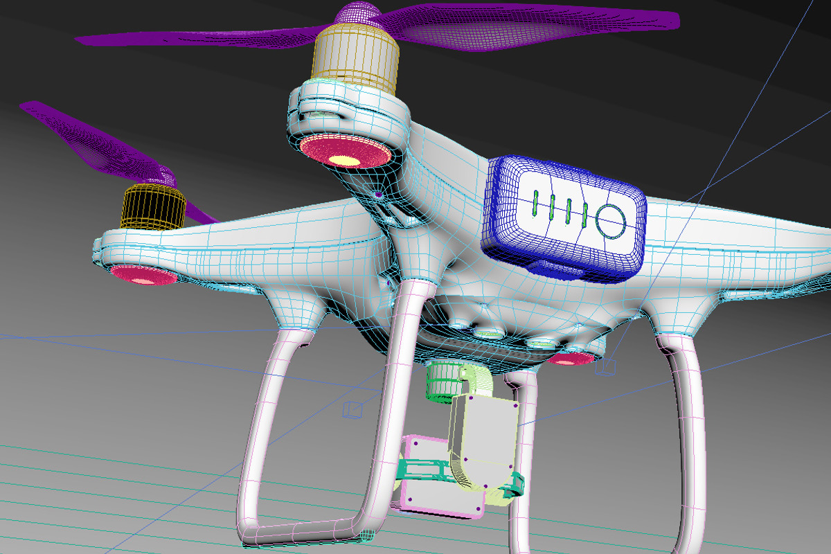 dji phantom 4, a Cars & Vehicle 3D Model by arapps3d (Photo 11 of 16)