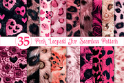 Pink Leopard Fur Seamless Pattern, an Illustration by Dream Creation (Thumbnail 1 of 7)