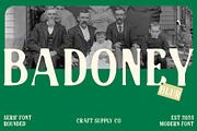 Badoney Blur, a Sans Serif Font by Craft Supply Co. (Thumbnail 1 of 8)
