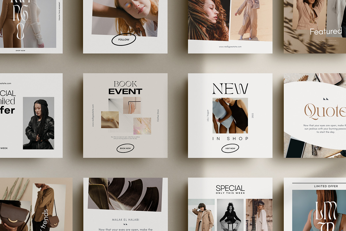 MANGO Canva Social Media Kit, a Social Media Template by Goashape Studio (Photo 4 of 15)