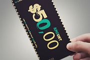 Retro style gift voucher, a Card Template by Tzochko (Thumbnail 2 of 5)
