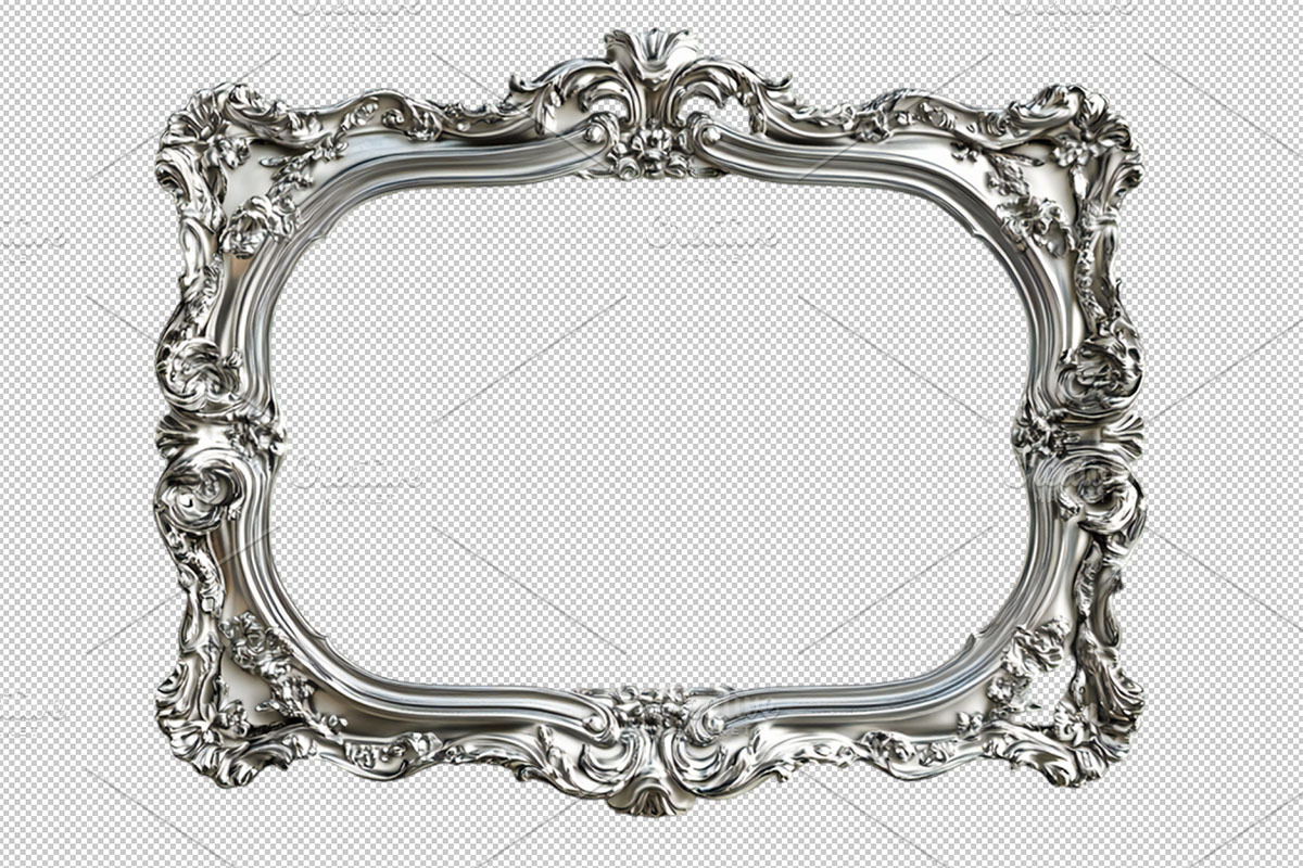 Classic Picture Frames Wall Arts, an Object Graphic by VetalStock (Photo 8 of 10)