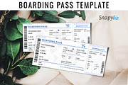 Editable Boarding Pass Ticket Design, a Templates & Theme by Snapybiz (Thumbnail 5 of 10)
