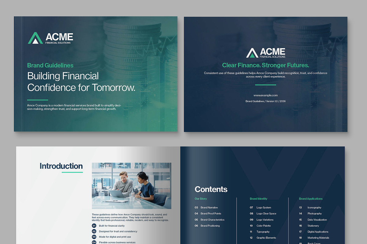 Brand Guidelines Template, a Brochure Template by BrandPacks (Photo 7 of 7)