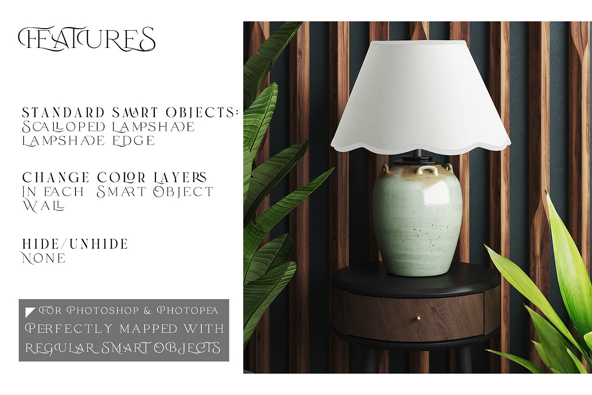 Scalloped Lampshade Mockups, a Product Mockup by mock-ups (Photo 3 of 17)