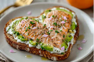 A nutritious pescetarian breakfast, a Food & Drink Photo by ZinetroN