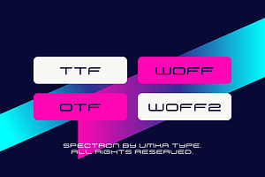 Spectron Display Font