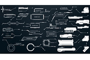 Sci-fi FUI Futuristic Element in HUD, a Technology Illustration by ZinetroN (Thumbnail 10 of 10)