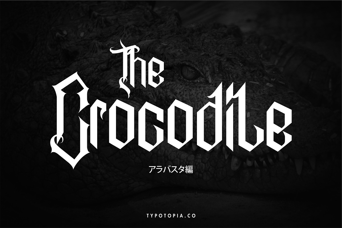 Alabasta - The Blackletter Font preview 7