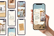 Warm Coastal Scrapbook Instagram, a Social Media Template by Anna Design Studio (Thumbnail 8 of 11)