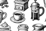 Vintage Coffee Illustration Set, an Object Graphic by RT Studio (Thumbnail 2 of 4)