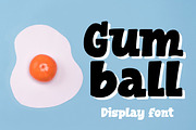 Gumball - Display Font, a Script Font by AQR Studio (Thumbnail 1 of 10)
