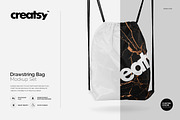 Drawstring Bag Mockup Set, a Product Mockup by Creatsy (Thumbnail 1 of 8)