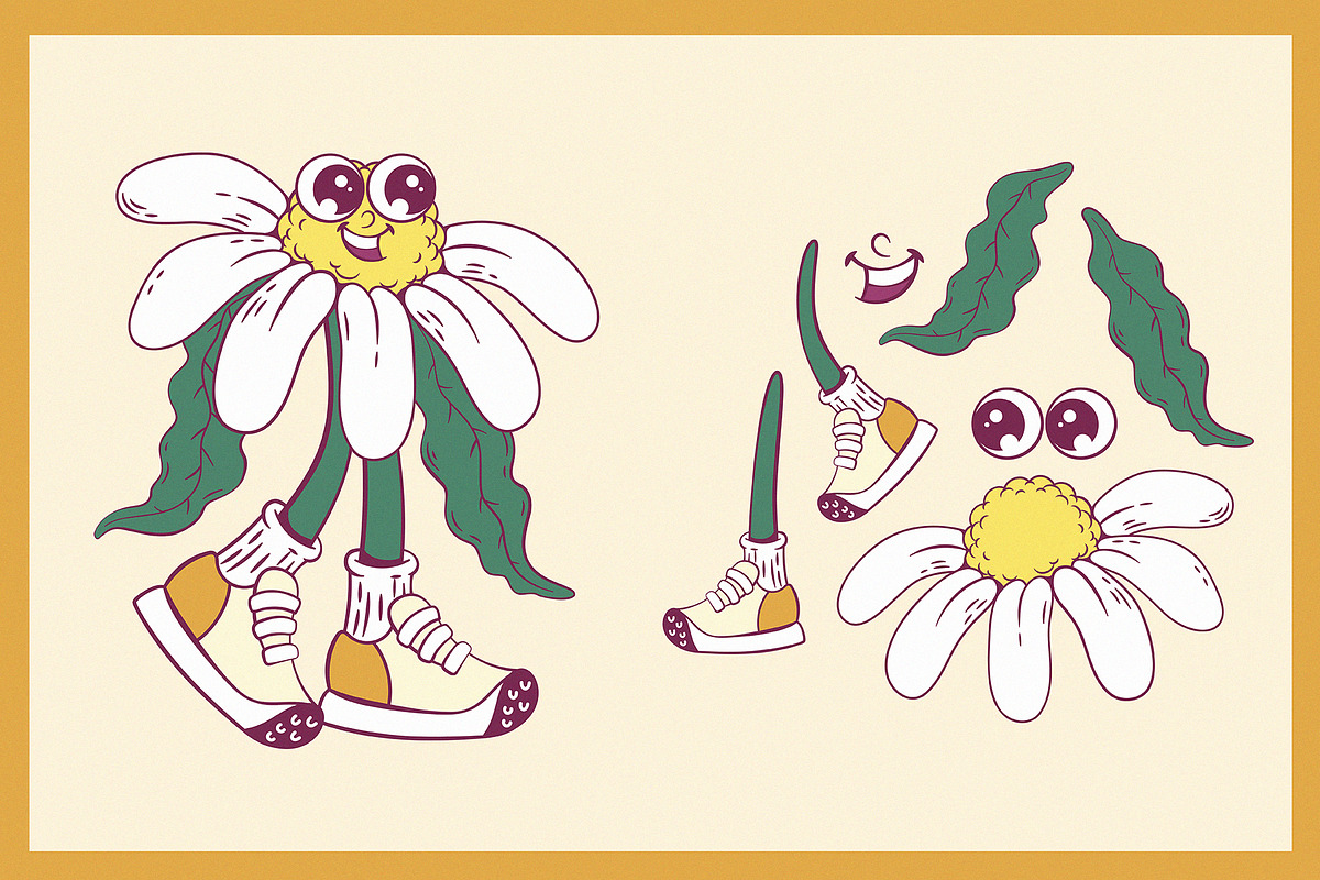 Flower Character Creator, an Illustration by Anastasiya Klempach (Photo 3 of 13)