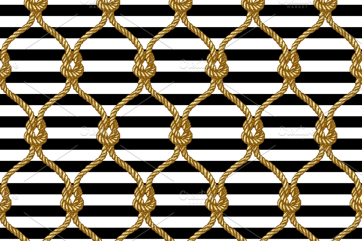 Seamless Nautical Patterns, a Pattern Graphic by Greeek (Photo 6 of 8)