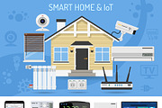 Smart Home and Internet of Things, a Technology Illustration by TAlex (Thumbnail 2 of 7)