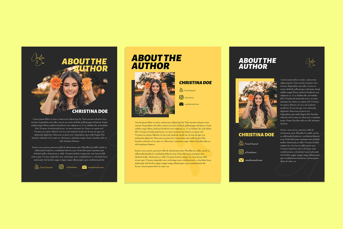 Canva Yellow Ebook Template, a Templates & Theme by ZohairKhanLtd (Photo 3 of 6)