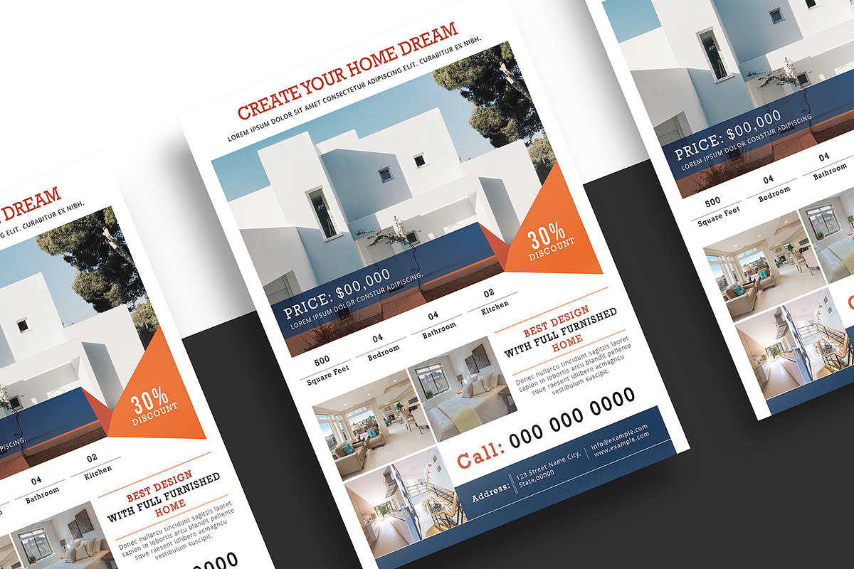 Real Estate Flyer Template, a Flyer Template by Template Shop (Photo 5 of 5)