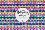 Underwater Glitter Seamless Patterns, a Pattern Graphic by KaramfilaS (Thumbnail 14 of 15)