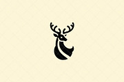 Minimalist Deer Emblem Wildlife, an Animal Illustration by Vectorium Studio (Thumbnail 1 of 4)