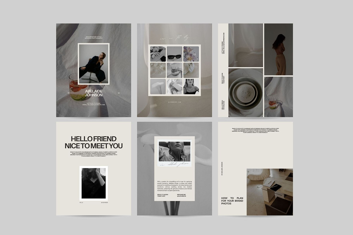 30 Editorial Canva Post Templates, a Marketing Template by With Faith & Love (Photo 5 of 8)