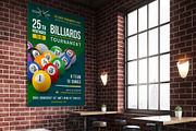 Billiards Tournament Poster, a Poster Template by Vector beauty (Thumbnail 3 of 3)