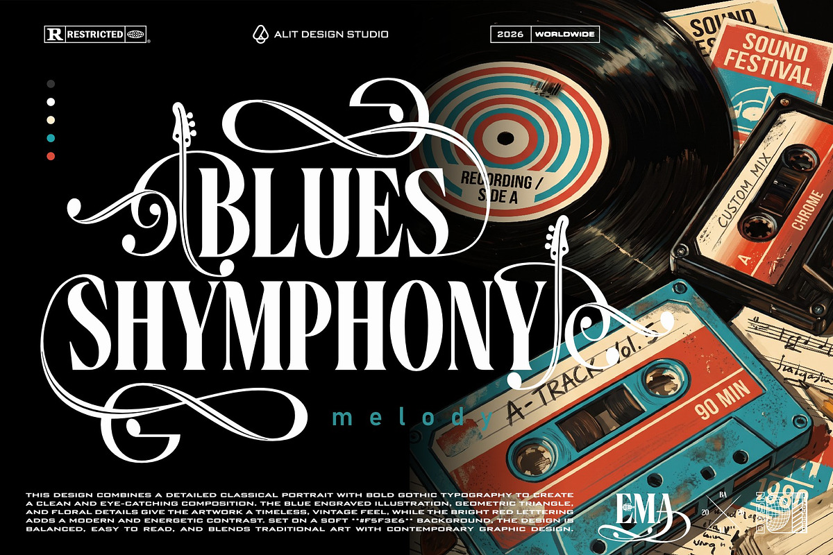 Dream Musical Typeface, a Serif Font by alit design (Photo 18 of 20)