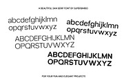 Always There | Sans Serif Font, a Sans Serif Font by Supersimbo © (Thumbnail 8 of 9)