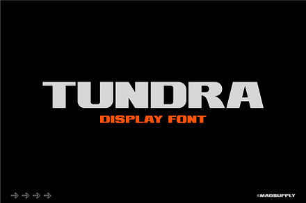 Tundra - Bold Display Font