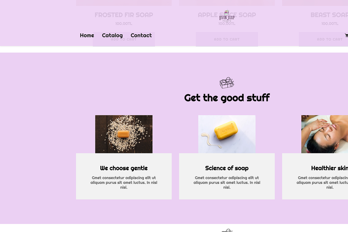 Shopify Soap Theme Purple Pink, a Templates & Theme by Exclusive Themes (Photo 2 of 10)