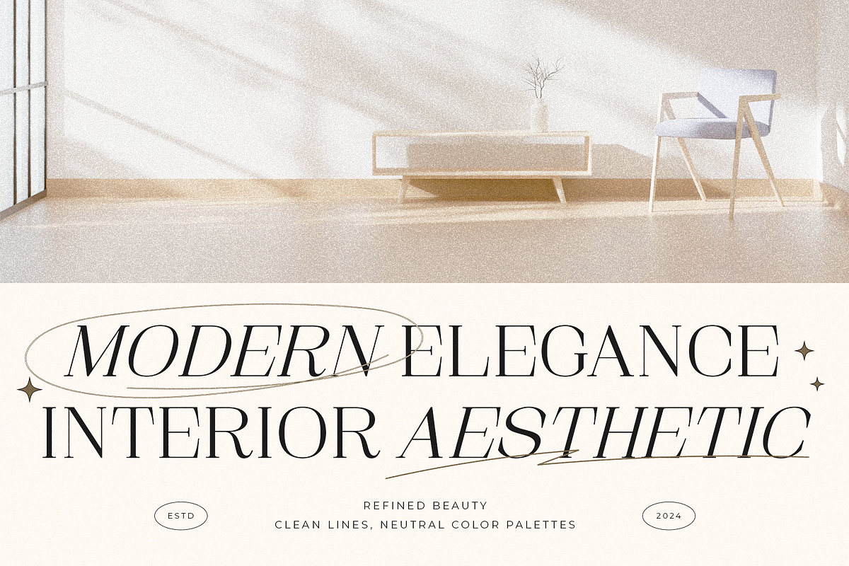 Arfide Mostera Aesthetic Serif Font, a Serif Font by Violet Natural (Photo 6 of 10)