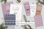 Scandi knit ornaments collection, an Animal Illustration by Gray Cat Graphics (Thumbnail 2 of 18)